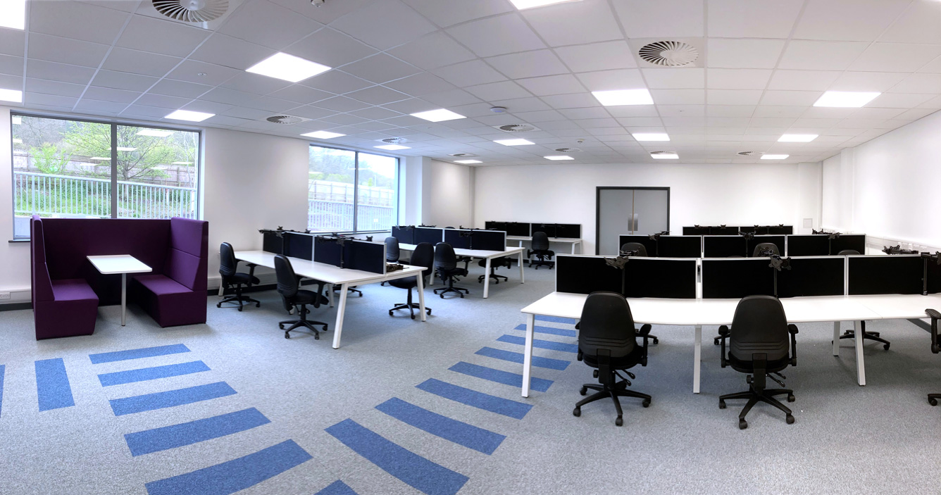 TAE Power Solutions’ expansion will generate 20+ jobs in the region. Pictured here is some of TAE Power Solutions’ office space at the BCIMO site in Dudley, UK.
